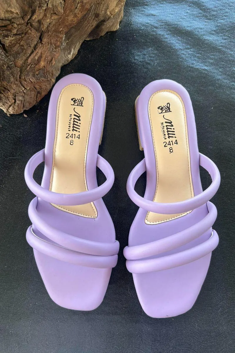 Milli Shoes - Casual Slides - Lilac - 1325