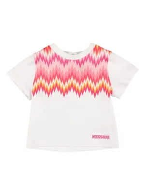 Missoni   Logo printed cotton jersey t-shirt 