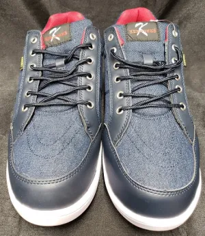 Mitchell -- Men's Canvas Lo Cut Sneaker Oxford -- Navy Blue