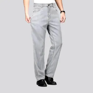 Monochrome men's ultra-thin jeans