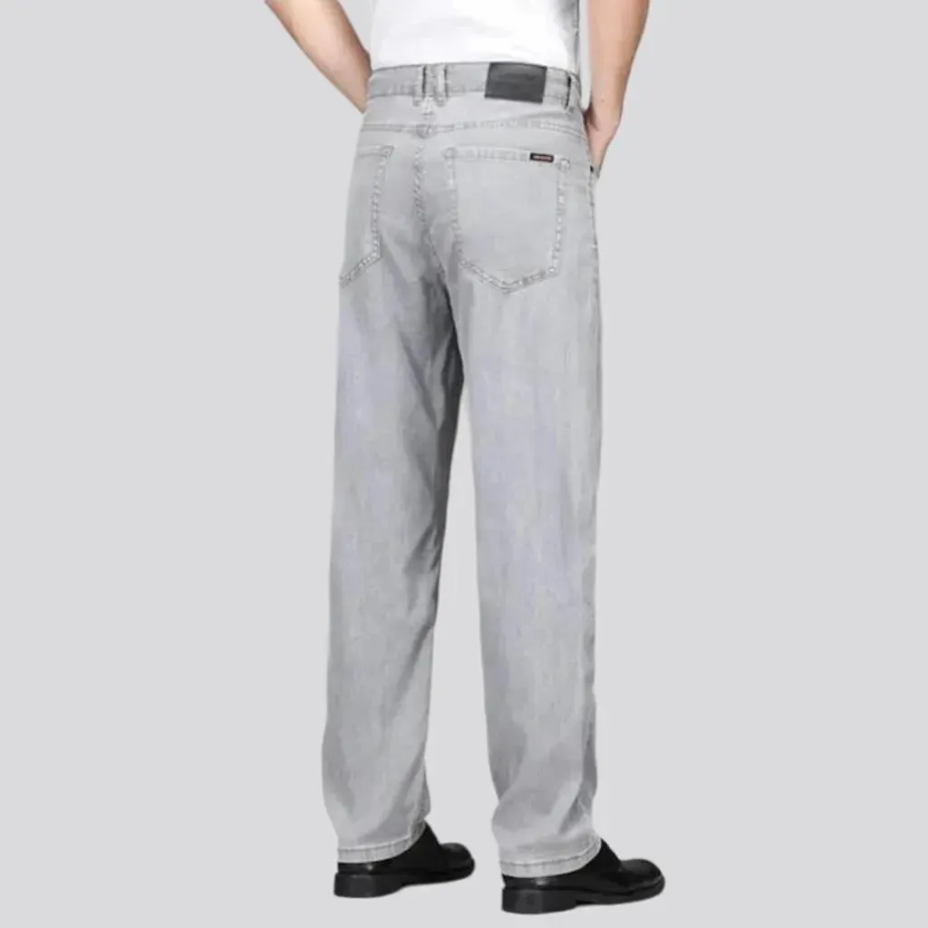 Monochrome men's ultra-thin jeans