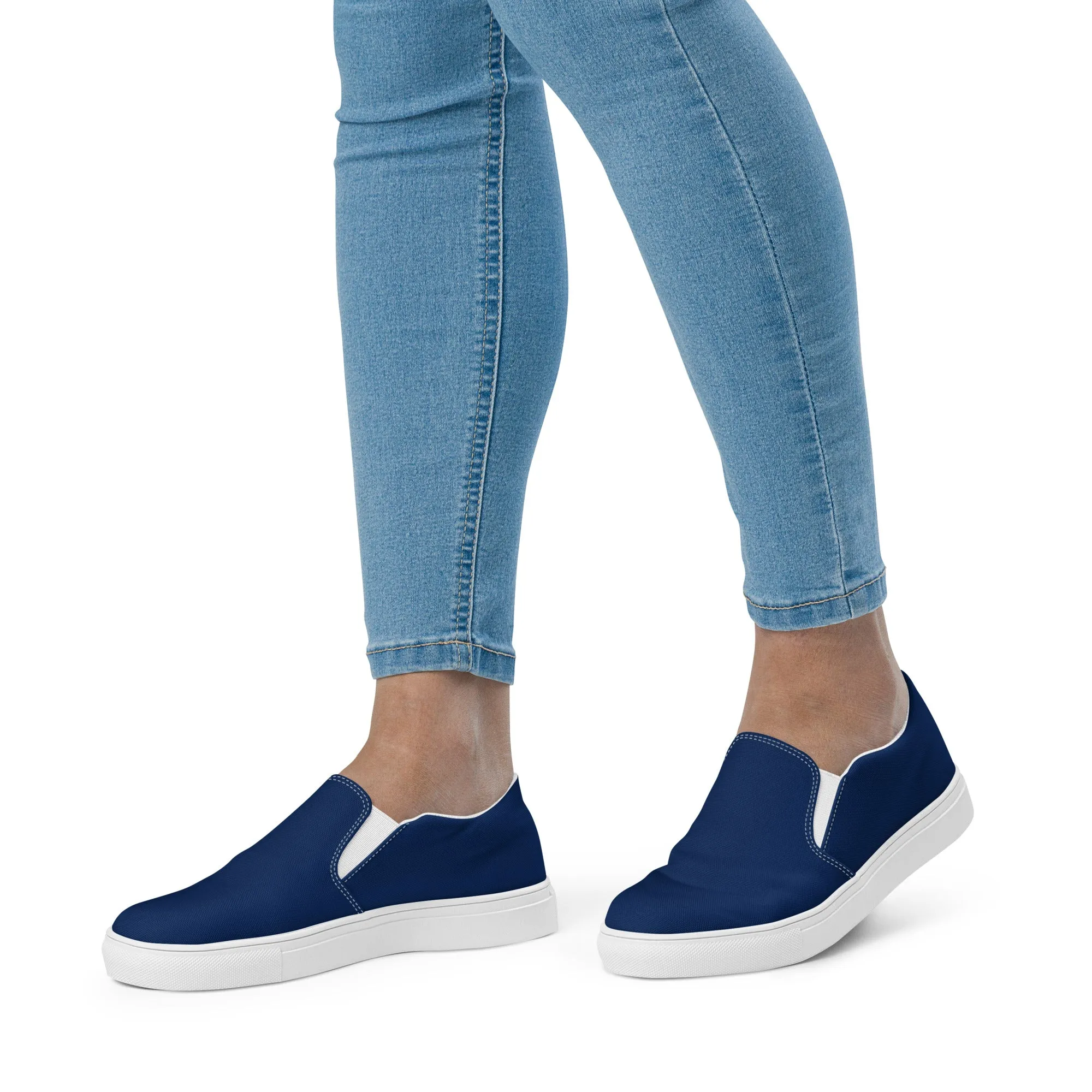 Morning Glory Blue  Women’s slip-on canvas shoes