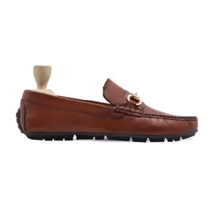 Narcos - Men's Brown Calf Leather Driver Shoe