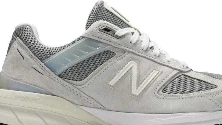 New Balance 990v5 Made In USA 'Nimbus Cloud Silver' sneakers, gray