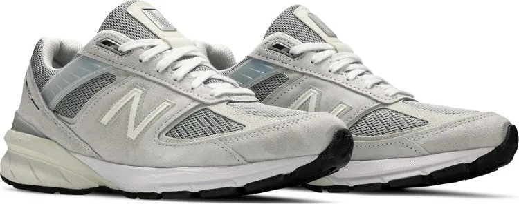 New Balance 990v5 Made In USA 'Nimbus Cloud Silver' sneakers, gray