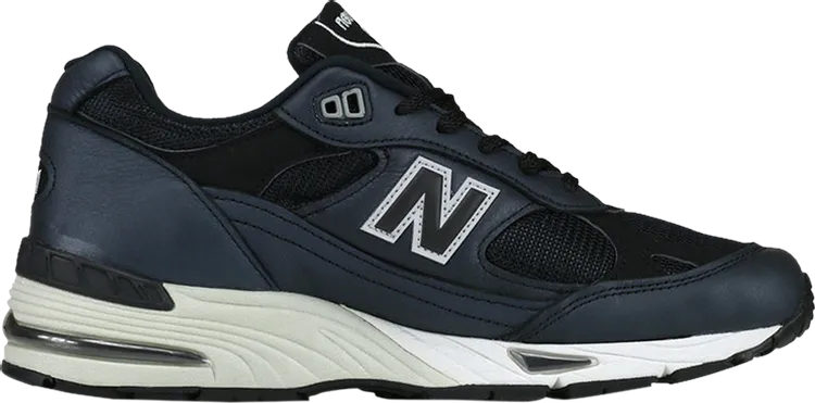 New Balance 991 Made In England 'Navy Black' Sneakers, Blue