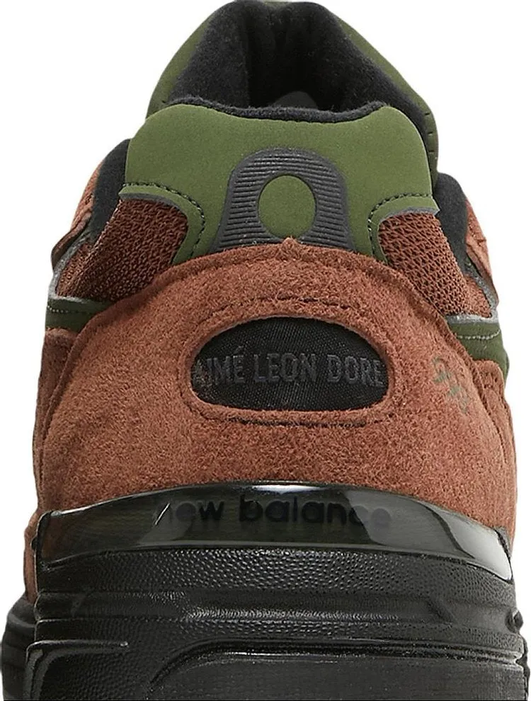 New Balance Aimé Leon Dore x Wmns 993 Made In USA 'Beef & Broccoli' Sneakers, Brown