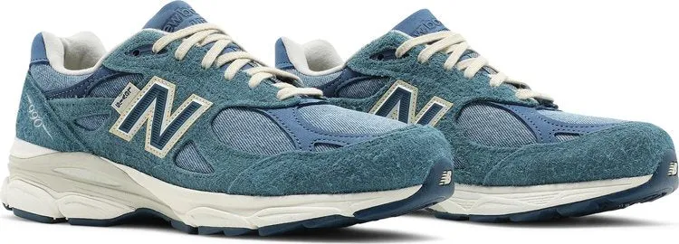 New Balance Levi's x 990v3 Made In USA 'Mallard Blue' sneakers, blue