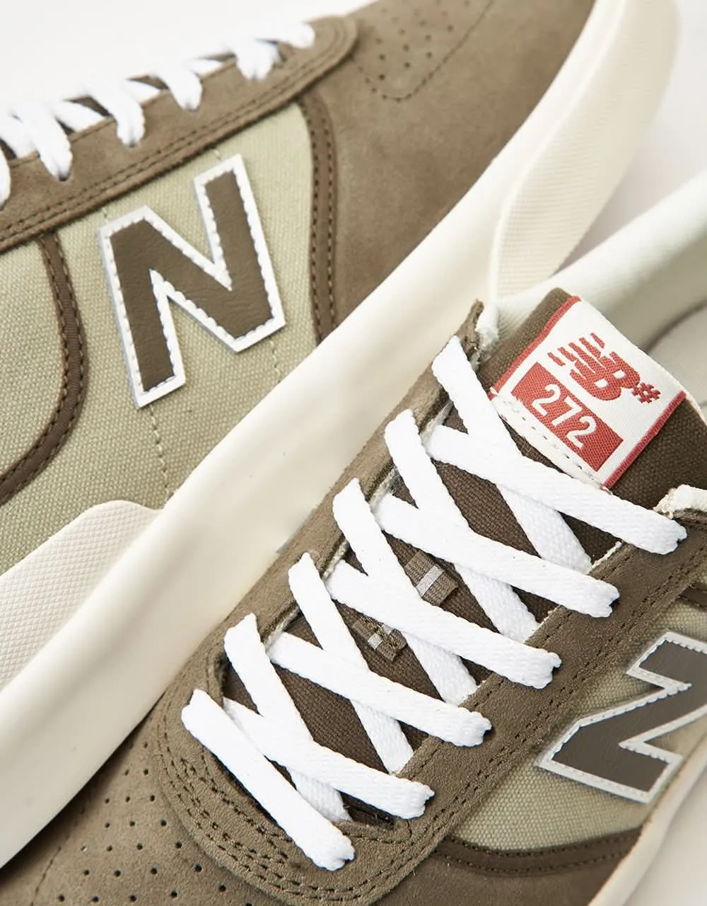 New Balance Numeric 272 Skate Shoes - Light Olive/Sea Salt