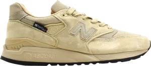 New Balance SuperFabric x 998 Made in USA 'Cream' Sneakers, Tan