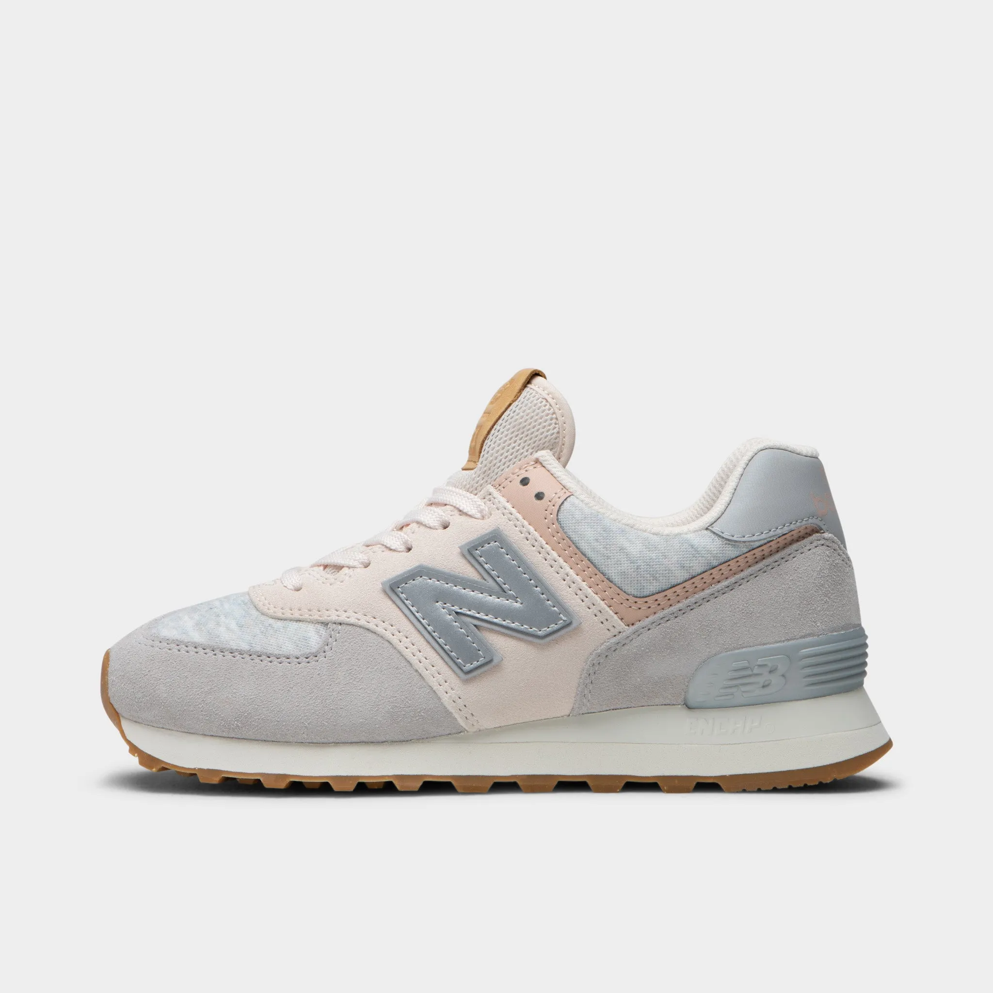 New Balance Women's WL574WD2 Rain Cloud / Raw Silk