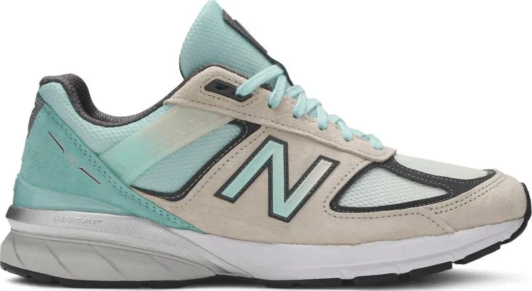 New Balance YCMC x 990v5 Made in USA 'Big Checks and No Stress' Sneakers, Turquoise