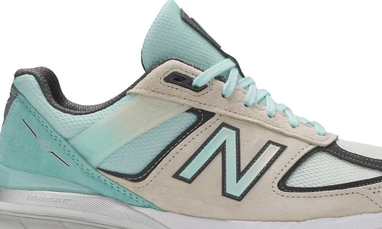 New Balance YCMC x 990v5 Made in USA 'Big Checks and No Stress' Sneakers, Turquoise