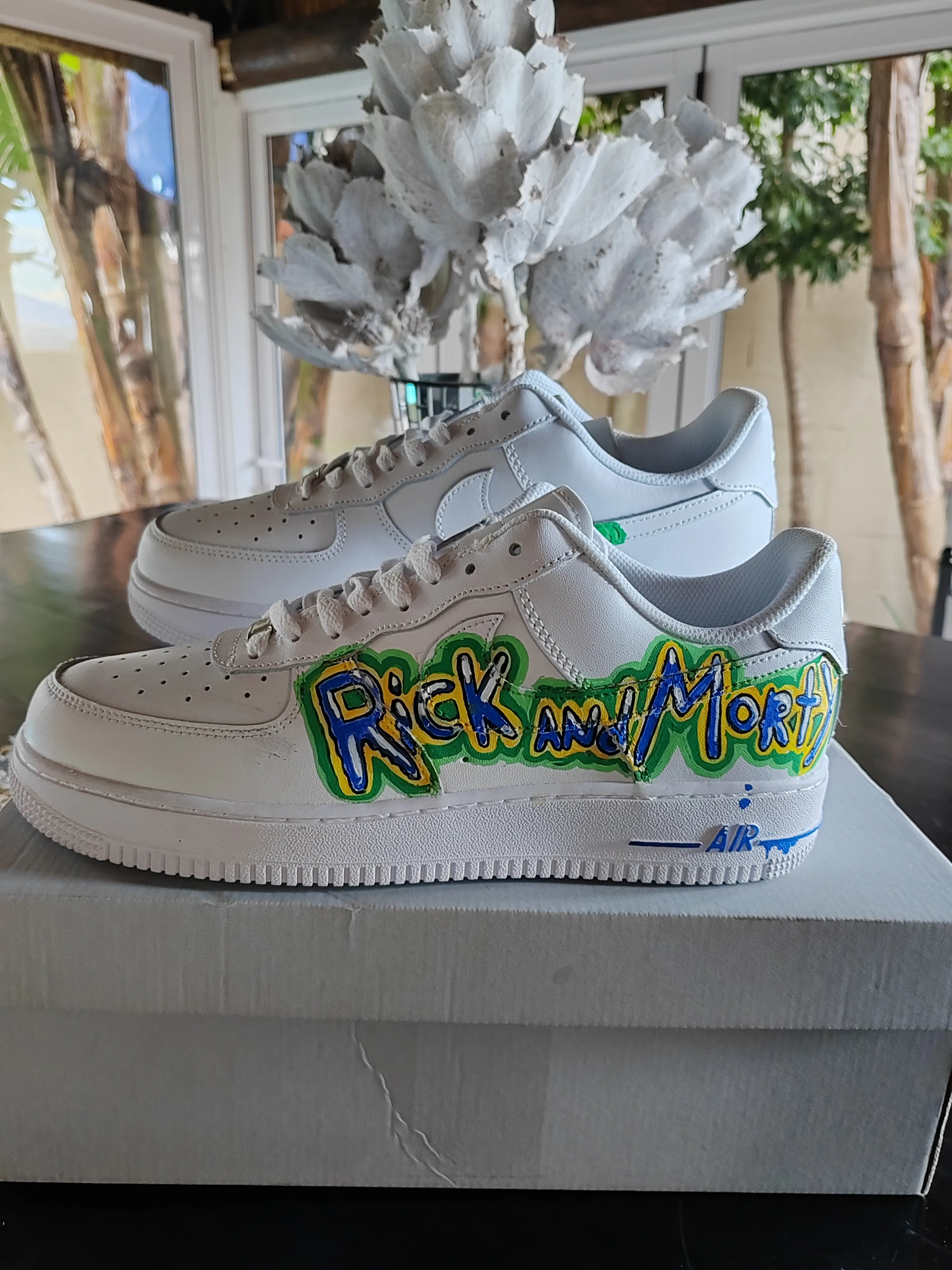 NEW*  Pre-Order * Custom Made Rick And Morty Sneakers