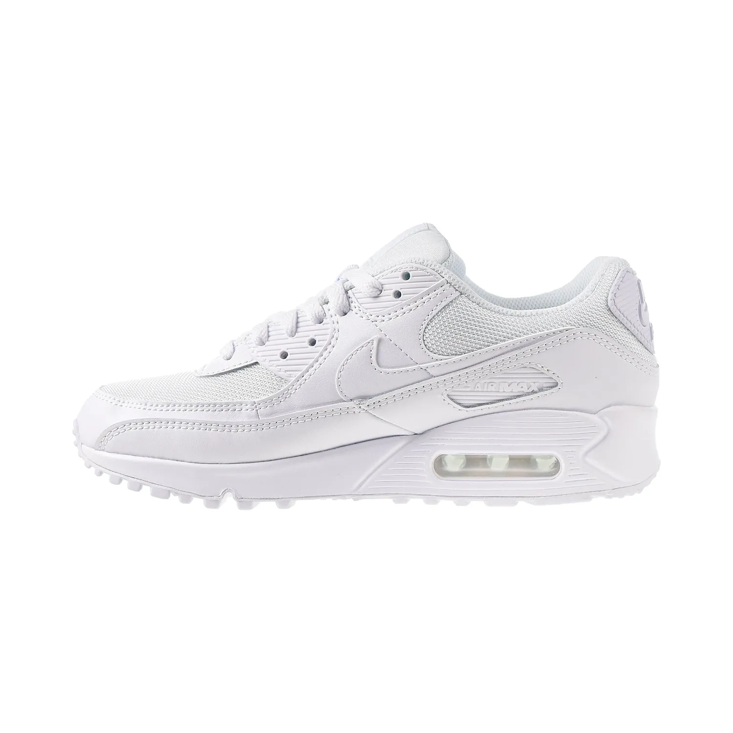 Nike Air Max 90 Men's Shoes White-Wolf Grey