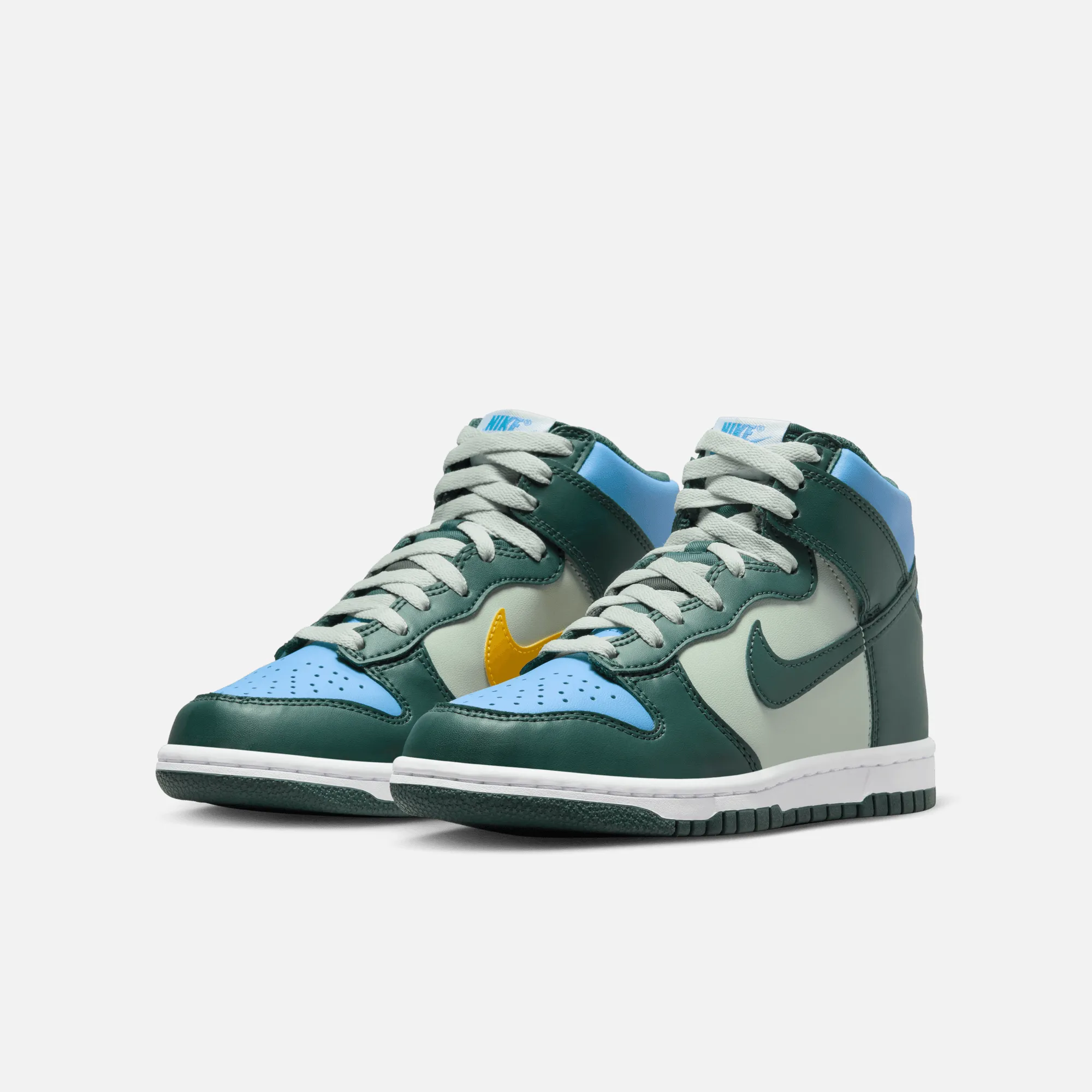 Nike Big Kids' Dunk High Deep Jungle University Blue (GS)