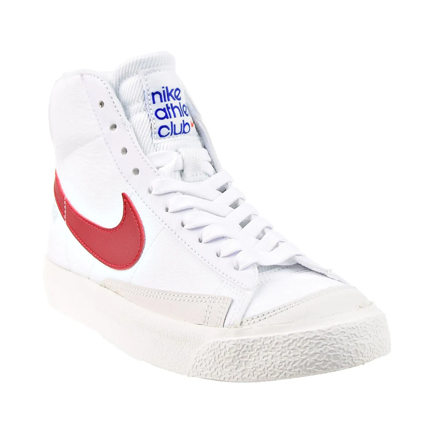 Nike Blazer Mid '77 SE (GS) Big Kids' Shoes White-Gym Red-Light Smoke Grey