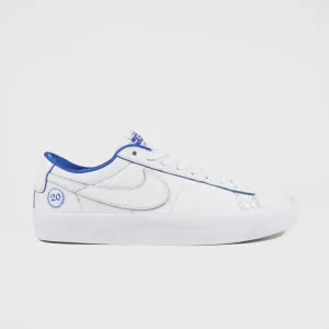 Nike SB - '20 Years of GT' Blazer Low Premium Shoes - Summit White / Game Royal - Summit White