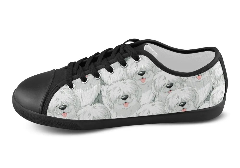 Old English Sheepdog Low Top Shoes