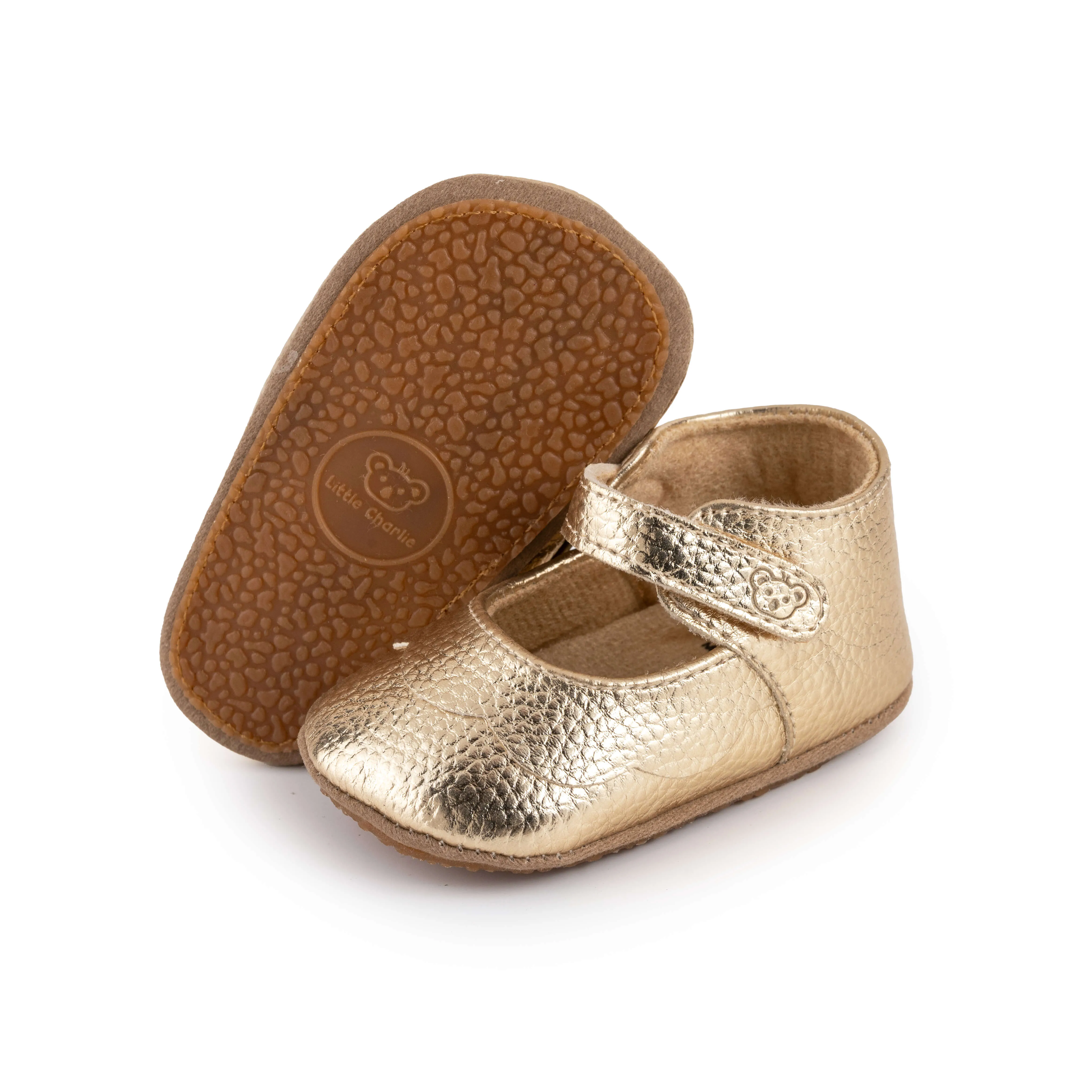 Ollie Soft Sole Shoes - Gold