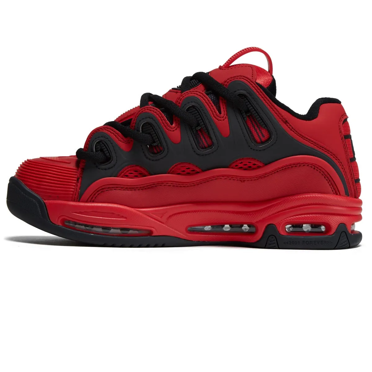 Osiris D3 2001 Shoes - Red/Black/Red