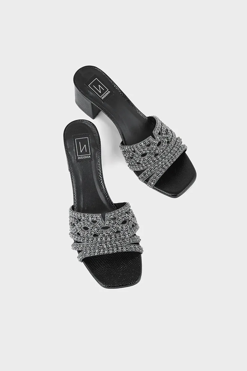 Party Wear Slip On IP0023-Black