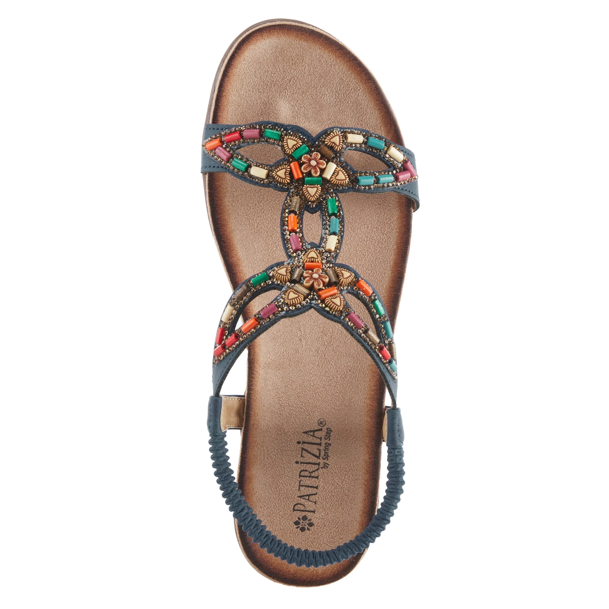 PATRIZIA VOLCANIC T-STRAP SANDALS