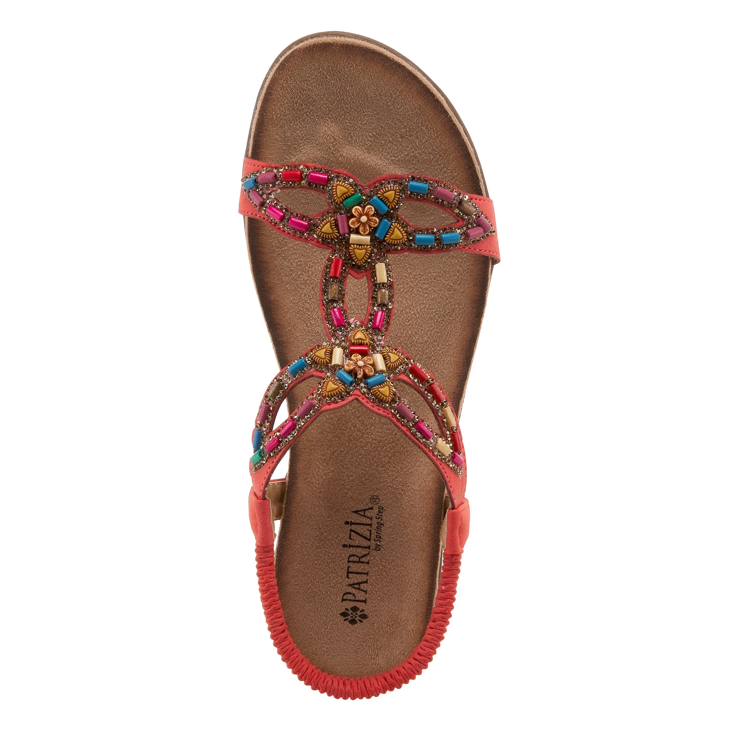 PATRIZIA VOLCANIC T-STRAP SANDALS