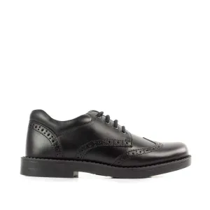 Petasil Moses Boys Black Shoe