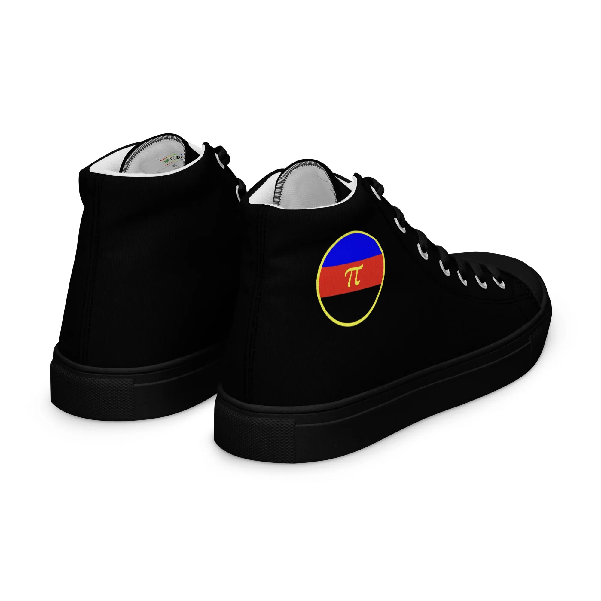 Polyamorous Polyamory Pride Women’s High Top Canvas Athletic Shoes