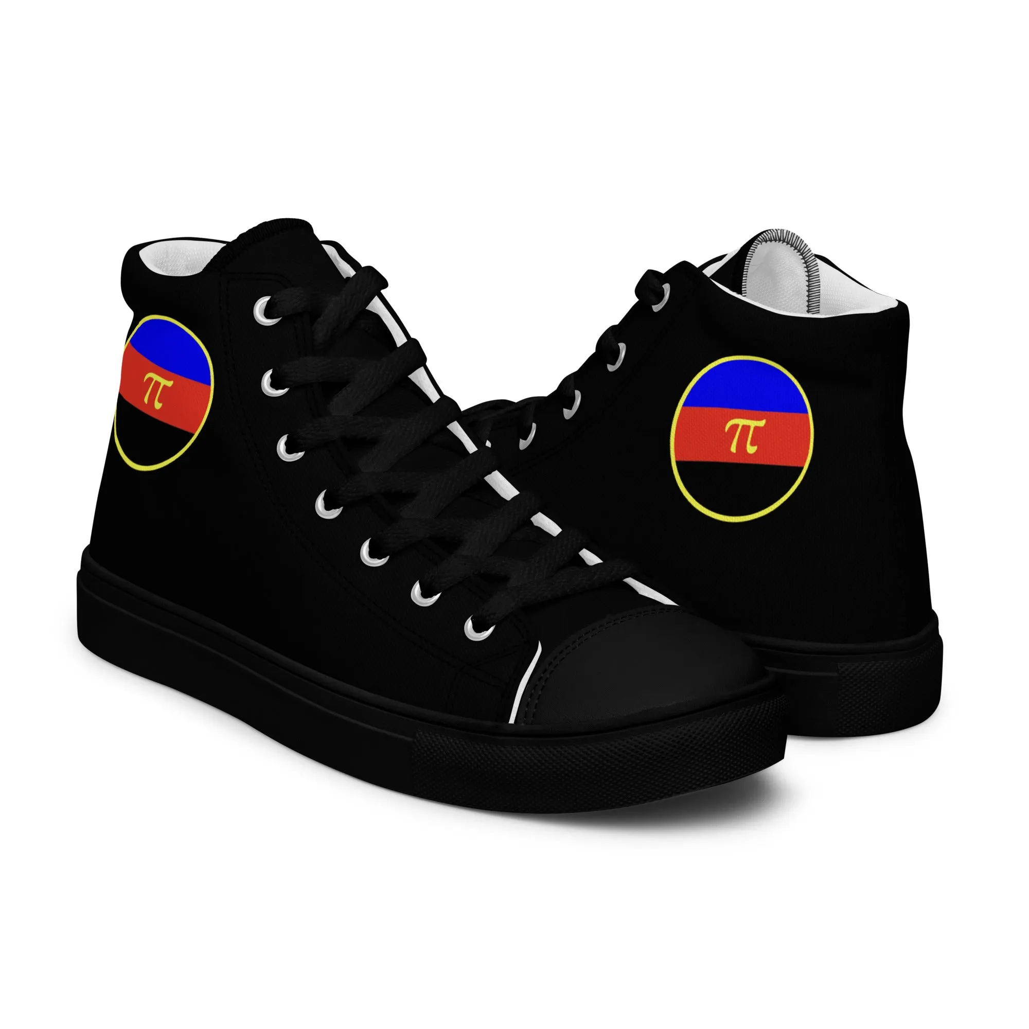 Polyamorous Polyamory Pride Women’s High Top Canvas Athletic Shoes