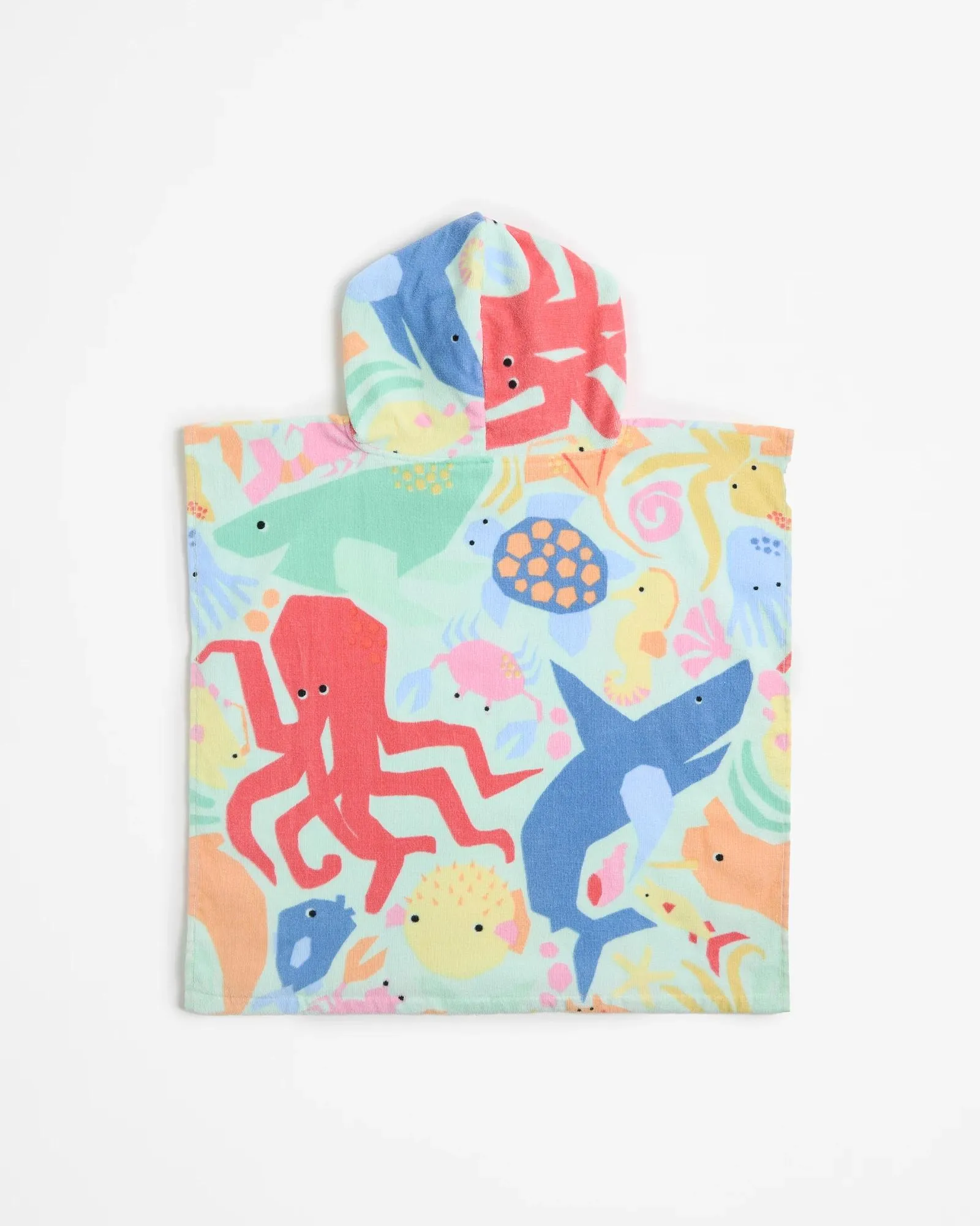 popular  Kids Hooded Beach Towel - Multi