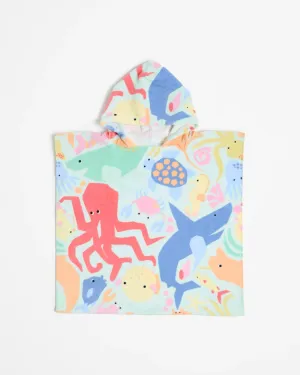 popular  Kids Hooded Beach Towel - Multi