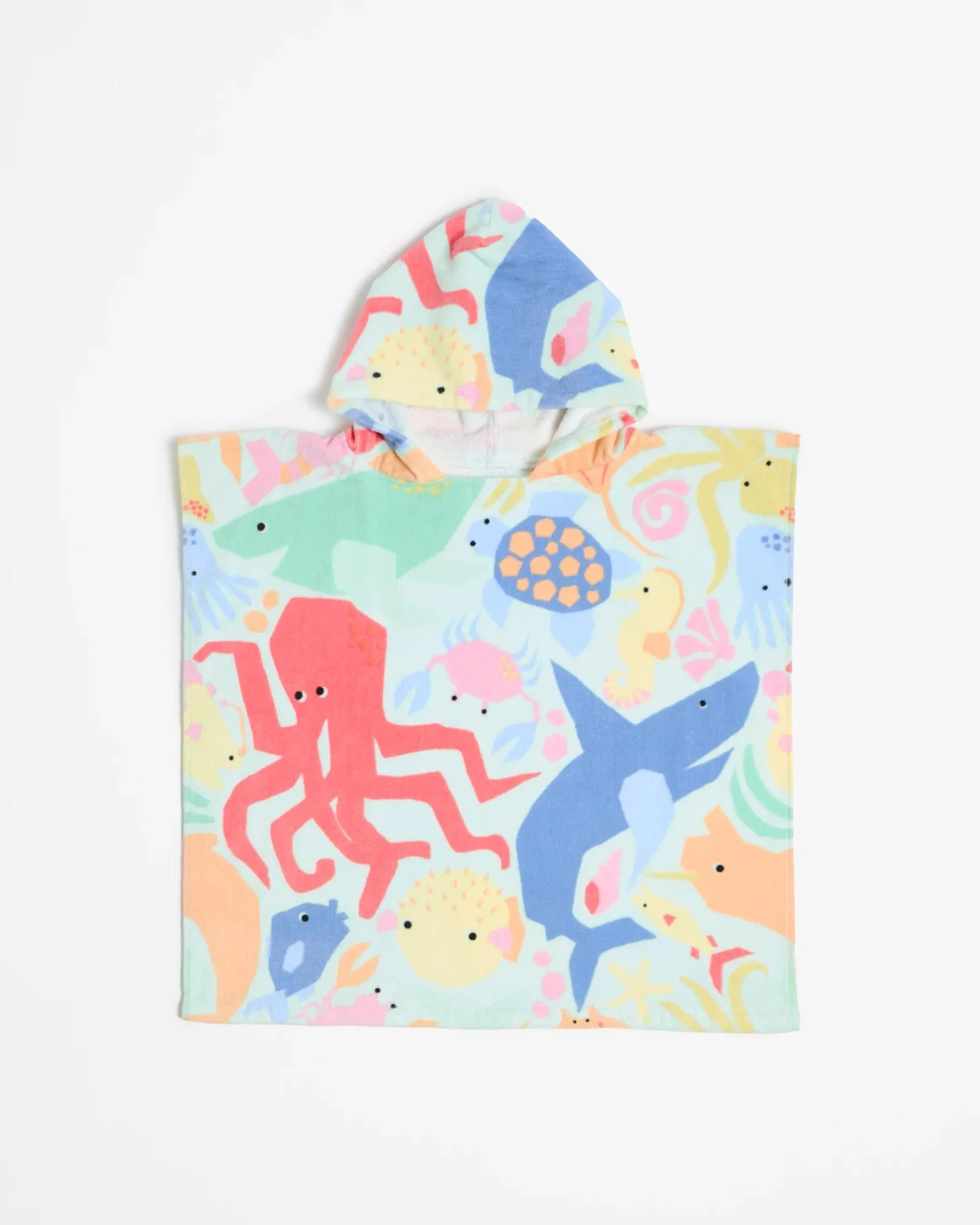 popular  Kids Hooded Beach Towel - Multi