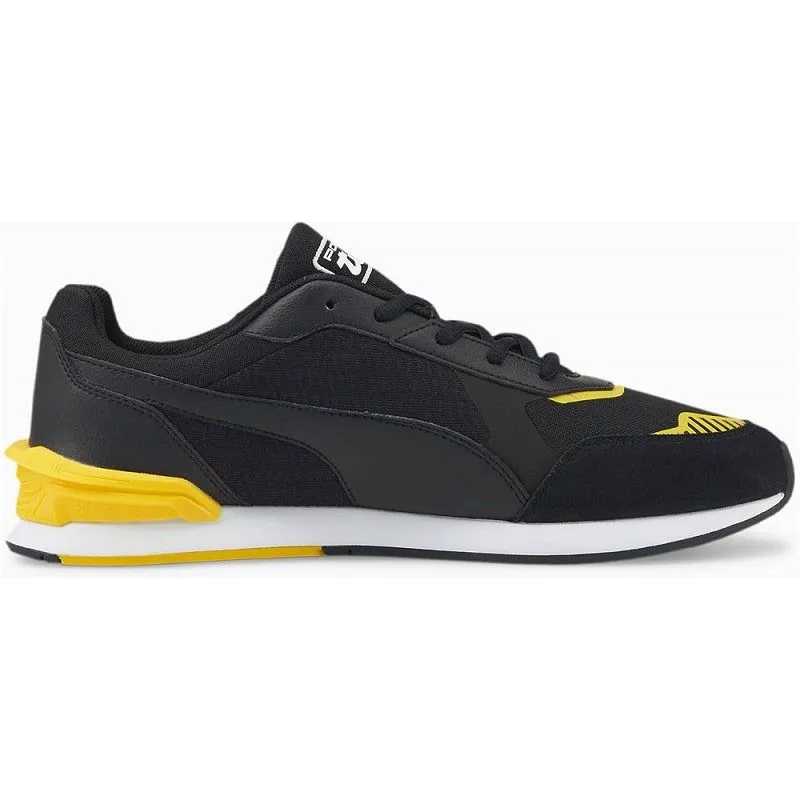 Puma Men's Porsche Legacy Low Racer Shoes - Black / Yellow