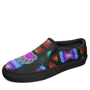 Purple Midnight Bearpaw Otoyimm Kid's Canvas Slip On Shoes