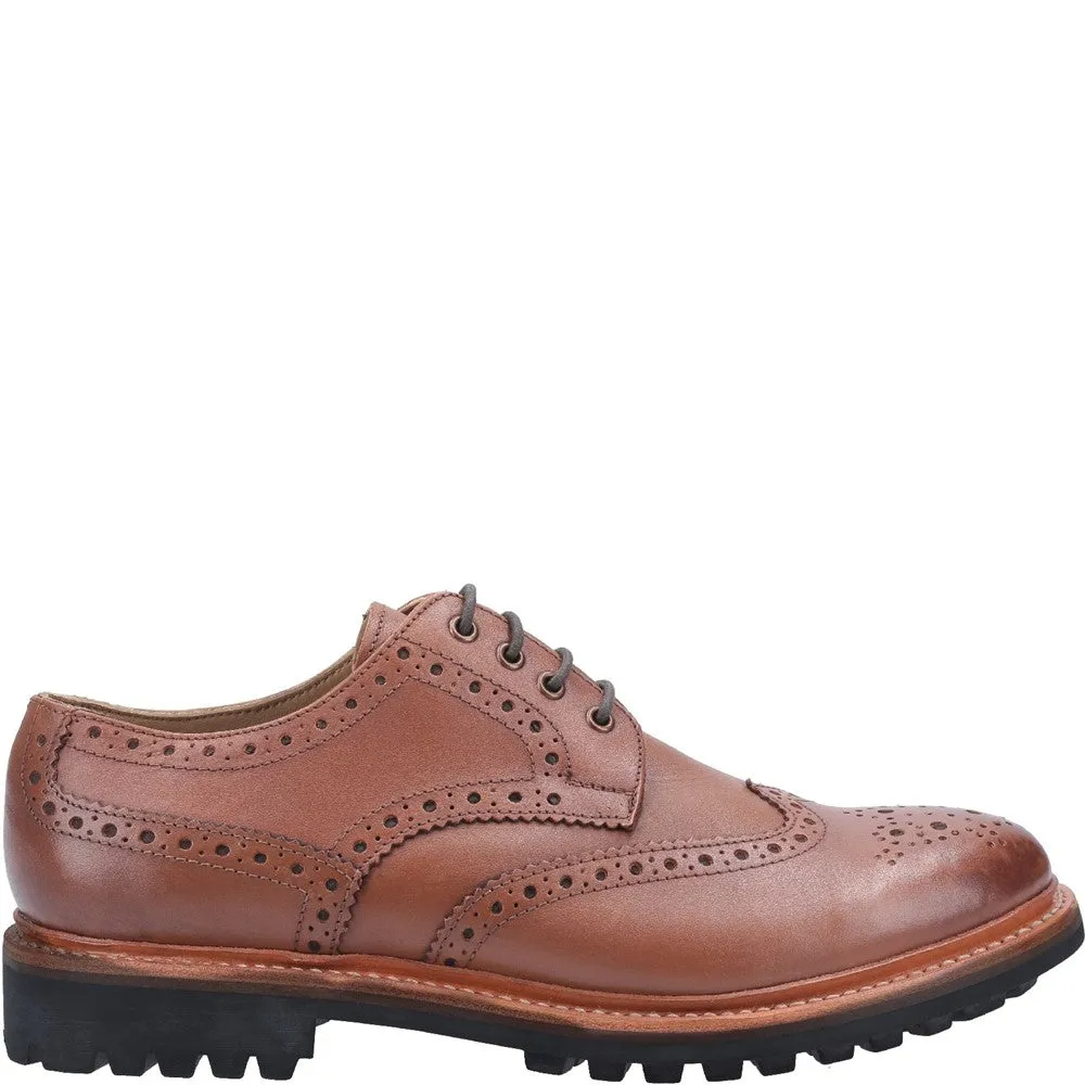 Quenington Commando Goodyear Welt Shoes Brown