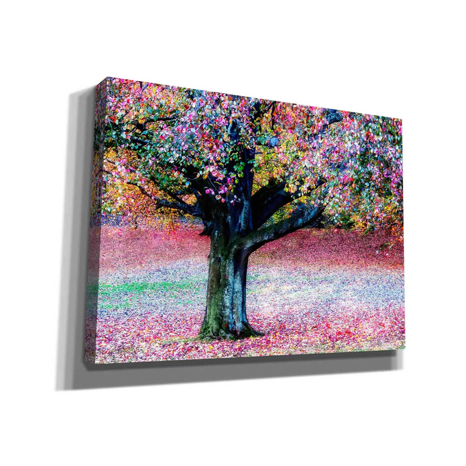 "Autumn Pastel Impression" by Hal Halli, Canvas Wall Art