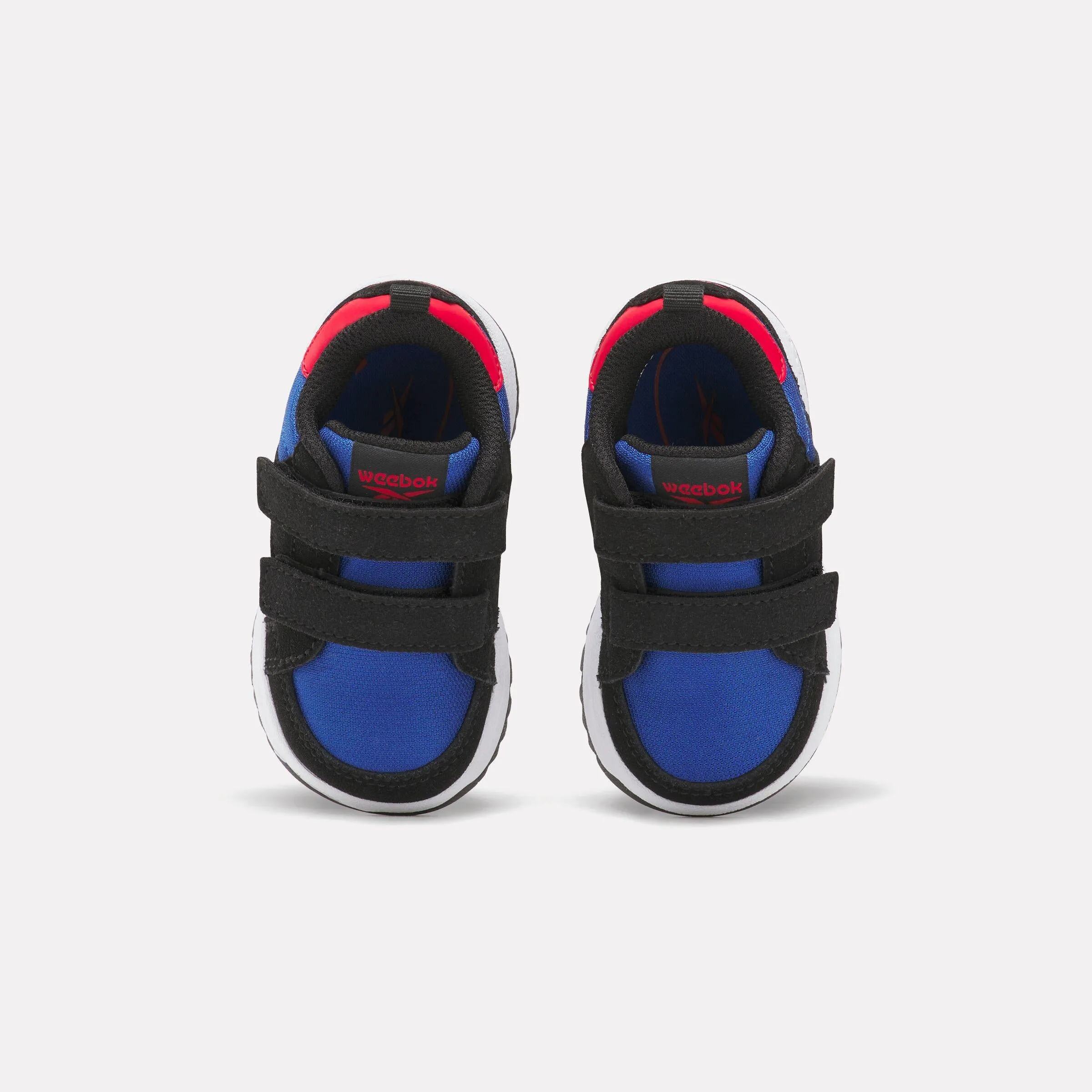 Reebok Footwear Kids Weebok Clasp Low Shoes - Toddler BLACK/BOUNDLESSBLUE/VECTORRED