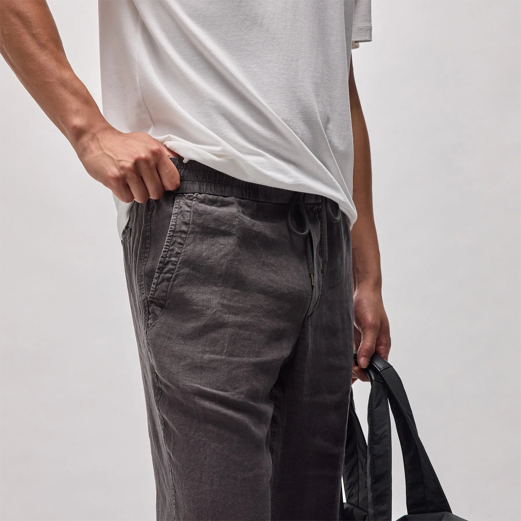 Relaxed Linen Pant - Magma Pigment