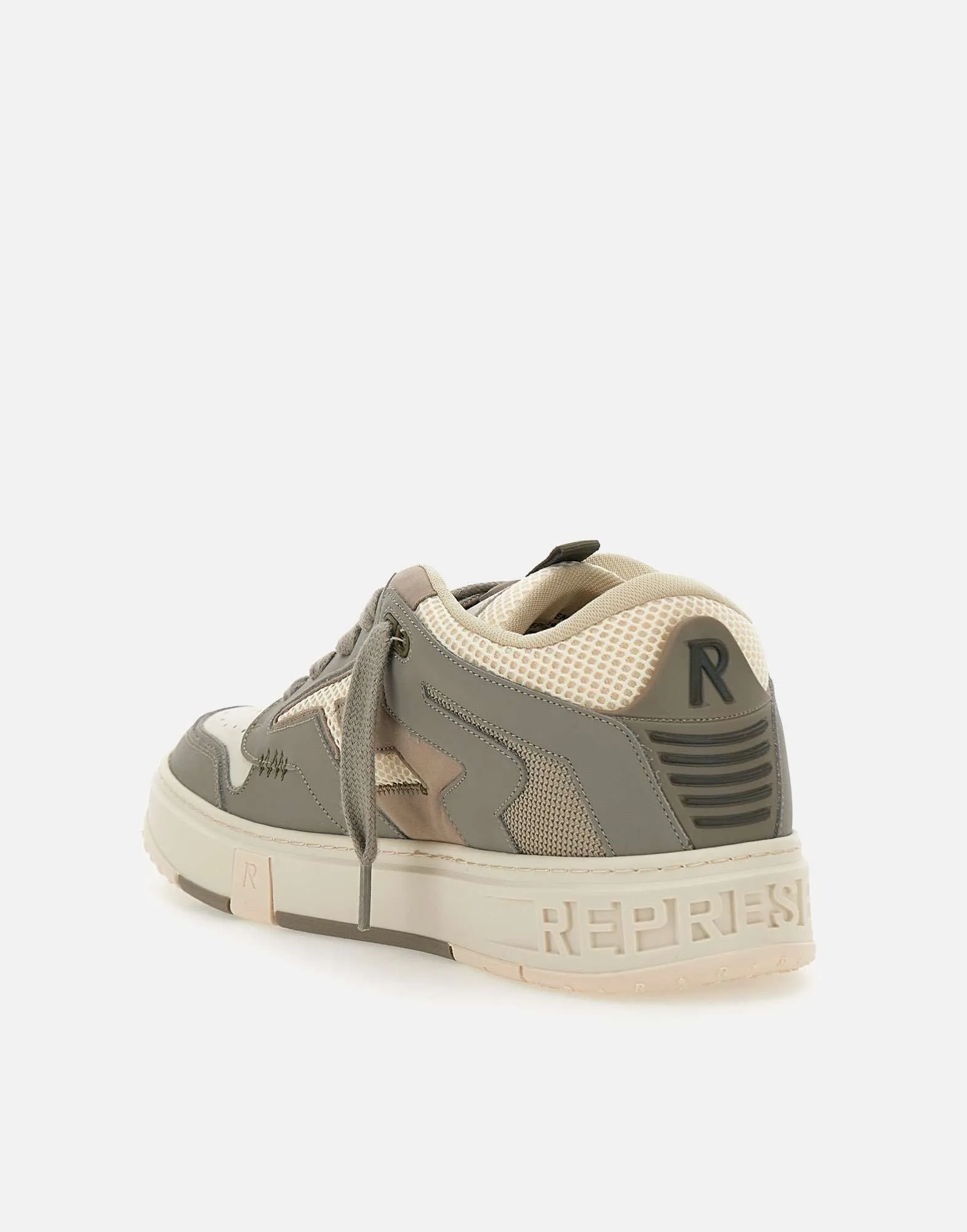 Reptor2 Taupe Cream Sneakers