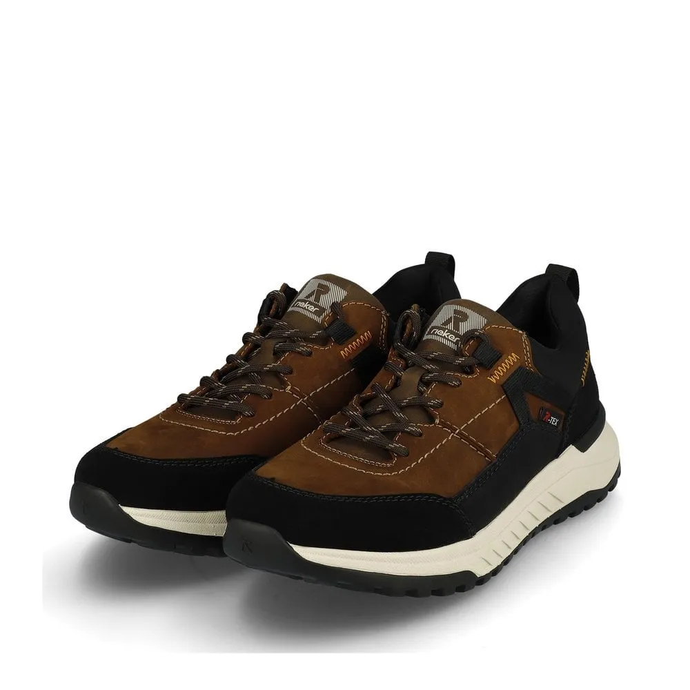 Rieker EVOLUTION U0100 Men Shoes Brown Combi