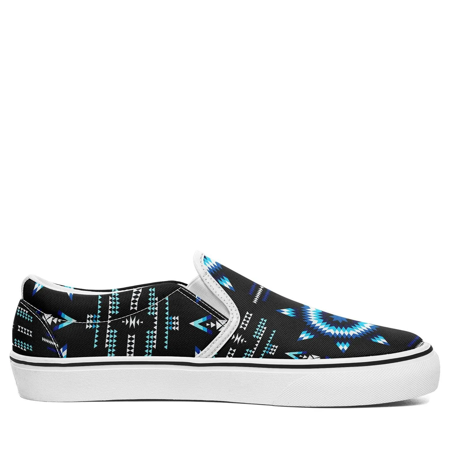 Rising Star Wolf Moon Otoyimm Kid's Canvas Slip On Shoes