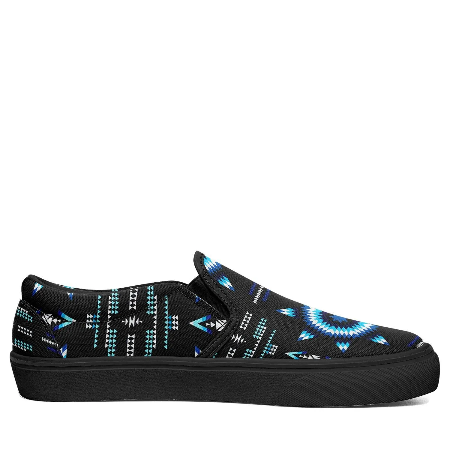 Rising Star Wolf Moon Otoyimm Kid's Canvas Slip On Shoes