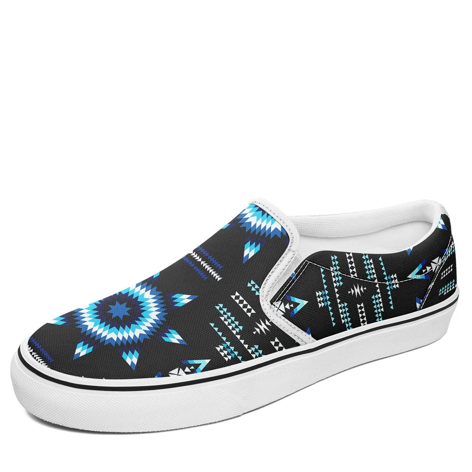 Rising Star Wolf Moon Otoyimm Kid's Canvas Slip On Shoes