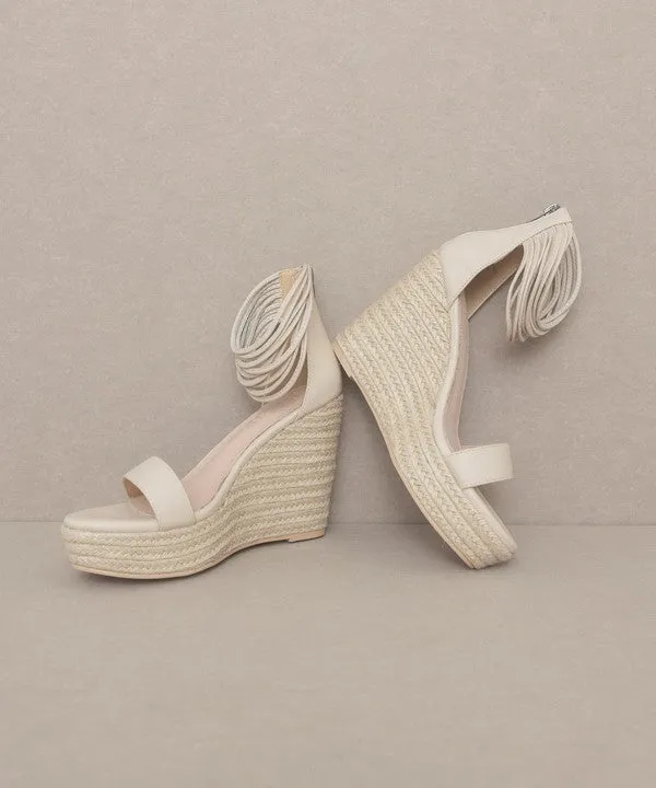 Rosalie - Layered Ankle Wedge