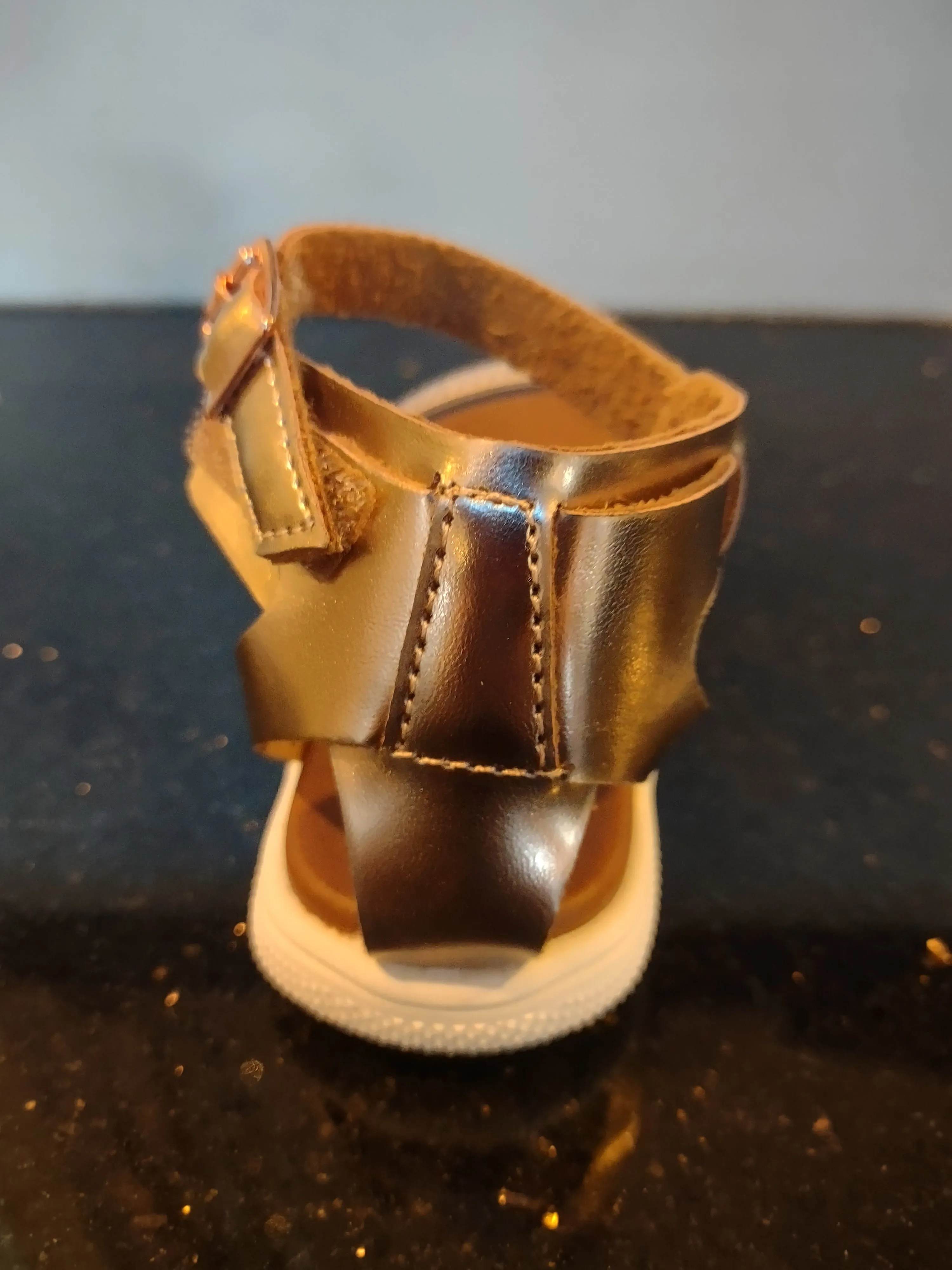 Rose gold sandals with Glitz | Mini Mia Ellen-J