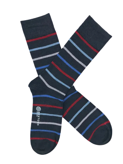 Roxtons Merino Stripe Ankle Socks