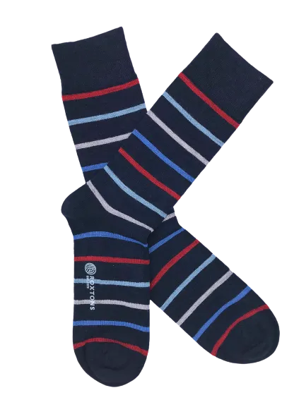 Roxtons Merino Stripe Ankle Socks