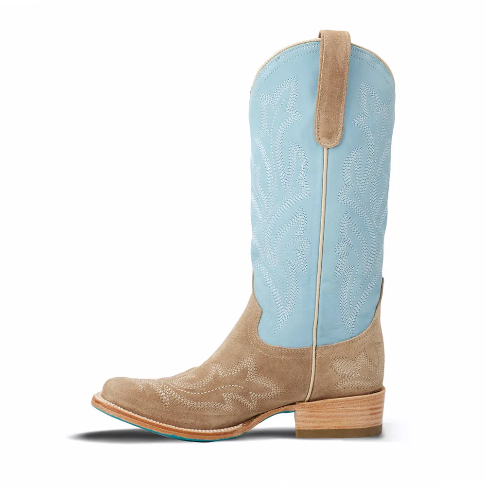 Saratoga x West Desperado Embroidered Square Toe Cowboy Boots